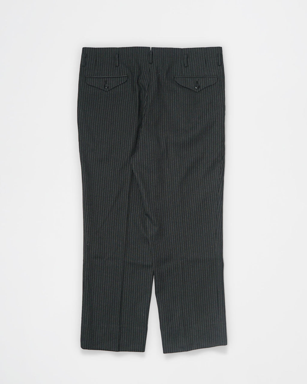 1960’s Stripe Wool Trousers / Size: 35