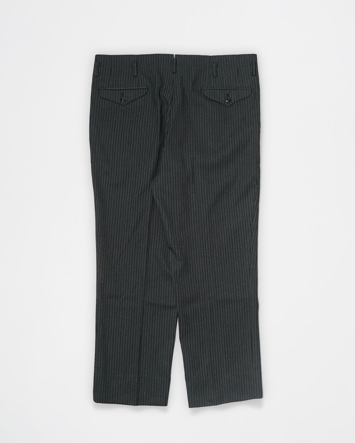 1960’s Stripe Wool Trousers / Size: 35