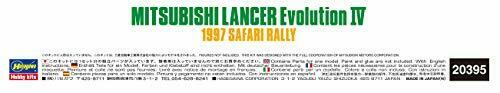 1/24 三菱 Lancer Evolution Iv 1997 萨法里拉力赛 塑料模型 20395