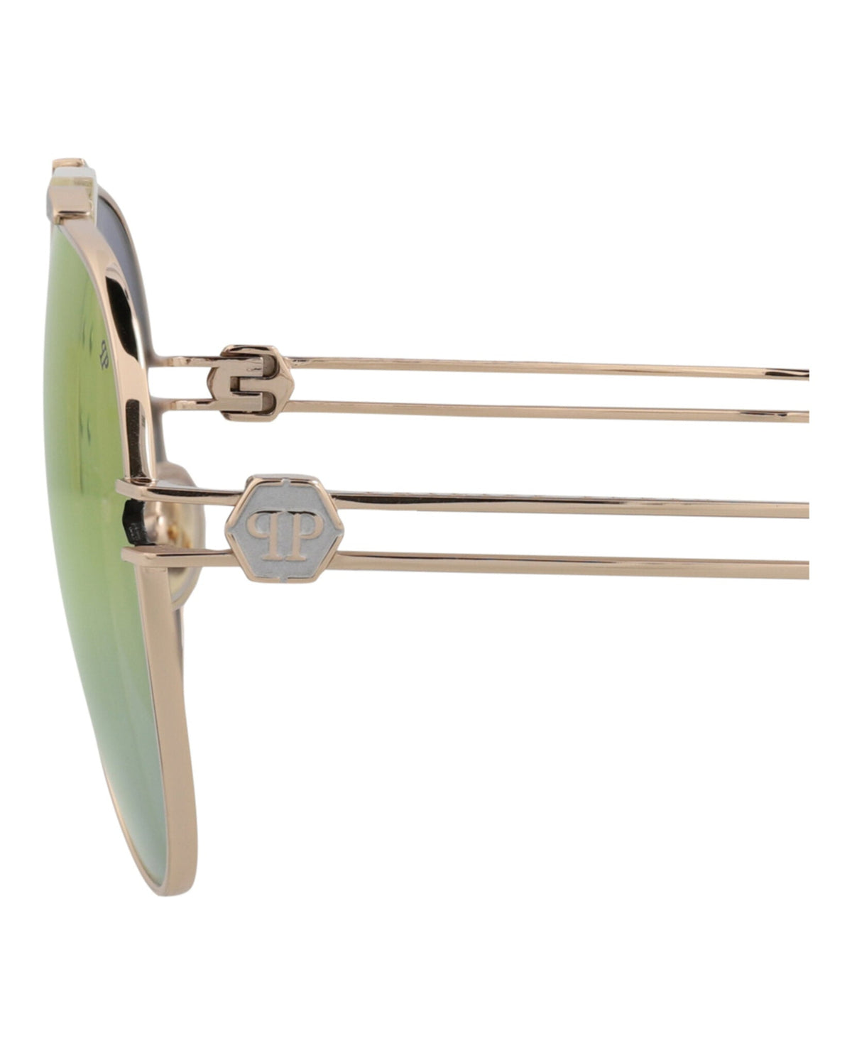 Aviator-Frame Titanium Sunglasses