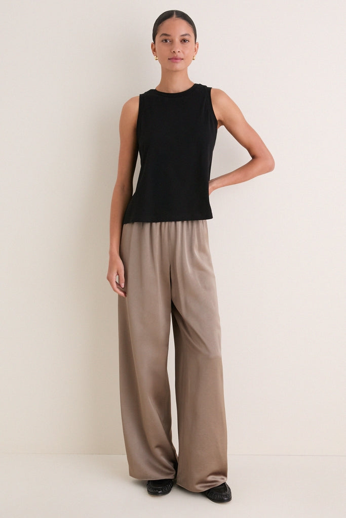 Black Anthos Cotton Tank