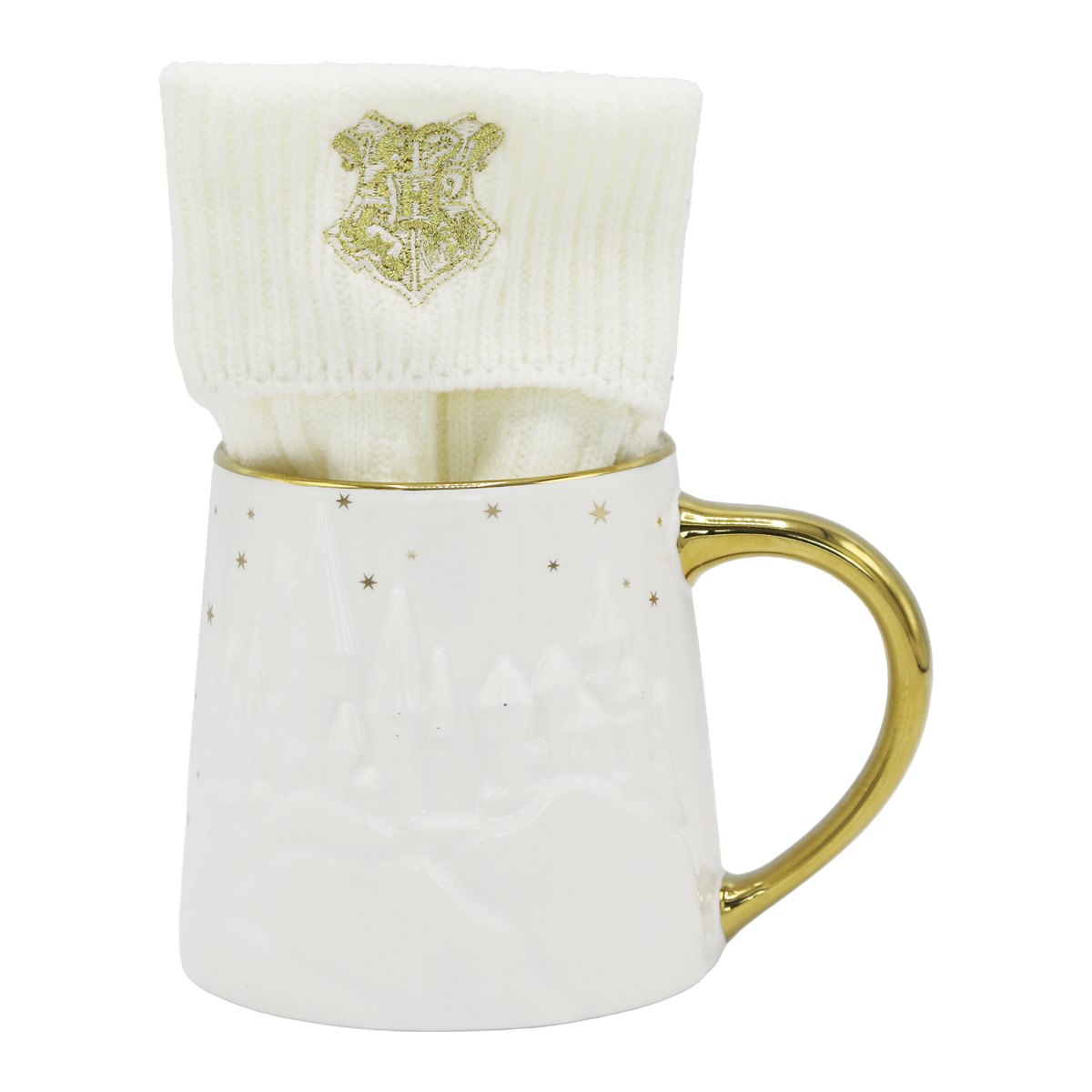 Hogwarts Castle Christmas Mug & Socks Gift Set
