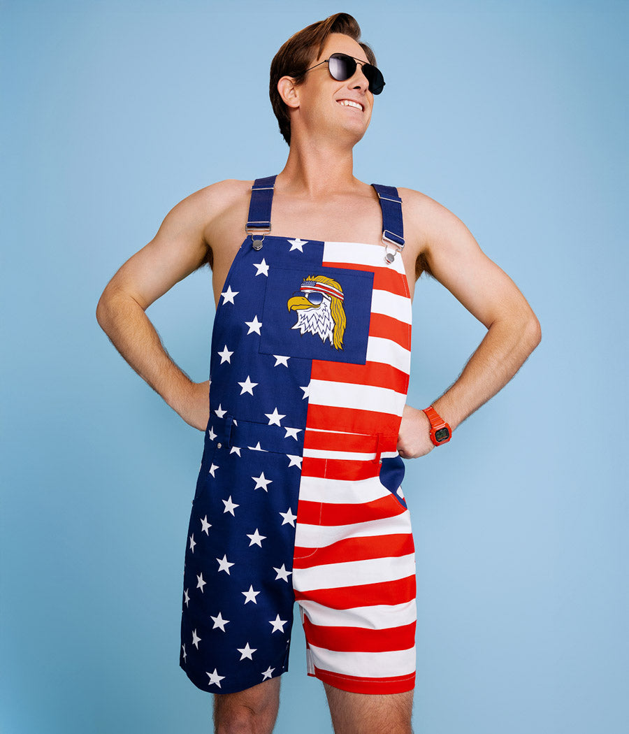 Men's Epic Eagle Patriotic Overalls