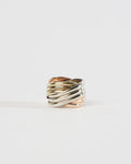 14k Gold Triple Ring / size: 7