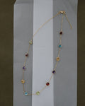 14k Gold x Multi Gemstones Necklace