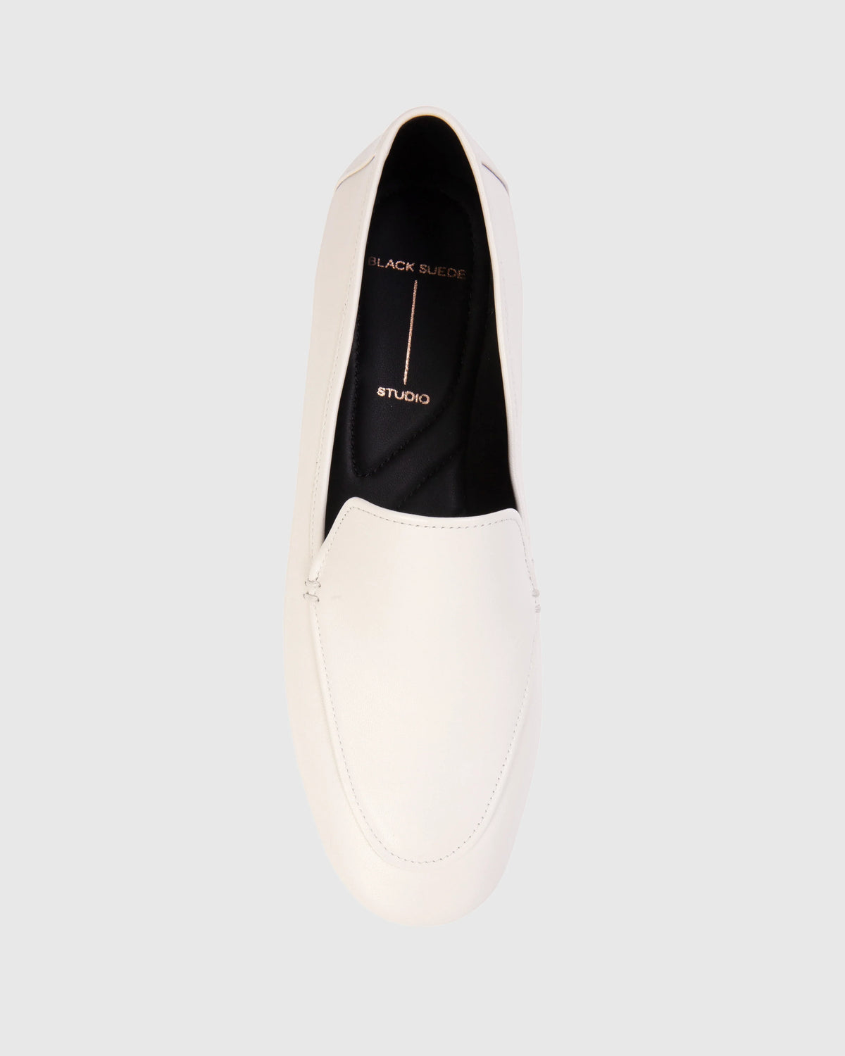 Black Suede Studio Allie Loafer