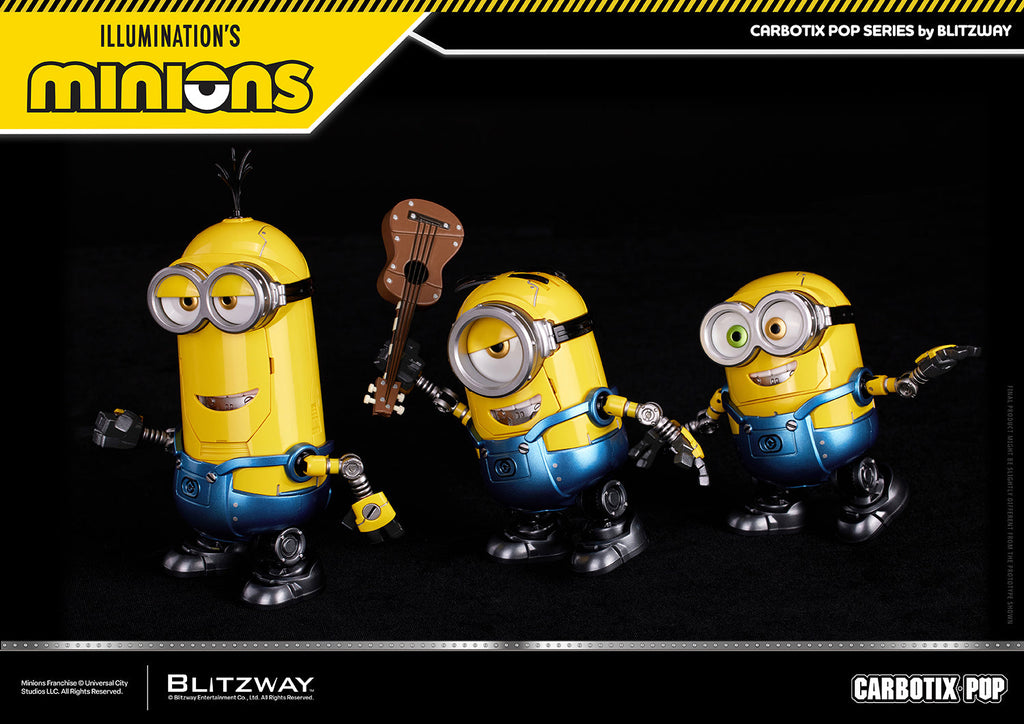 Illumination's Minions: BOB, STUART, and KEVIN Carbotix Pop DX Version