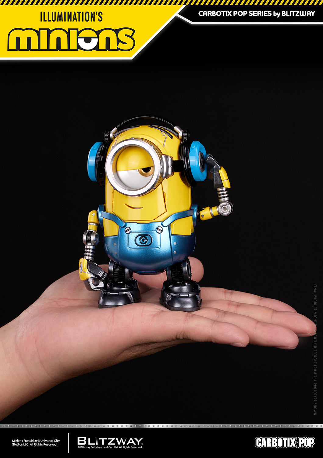 Illumination's Minions: BOB, STUART, and KEVIN Carbotix Pop DX Version