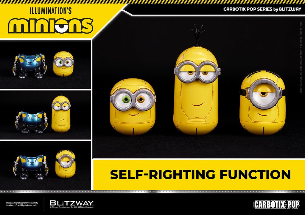 Illumination's Minions: BOB, STUART, and KEVIN Carbotix Pop DX Version