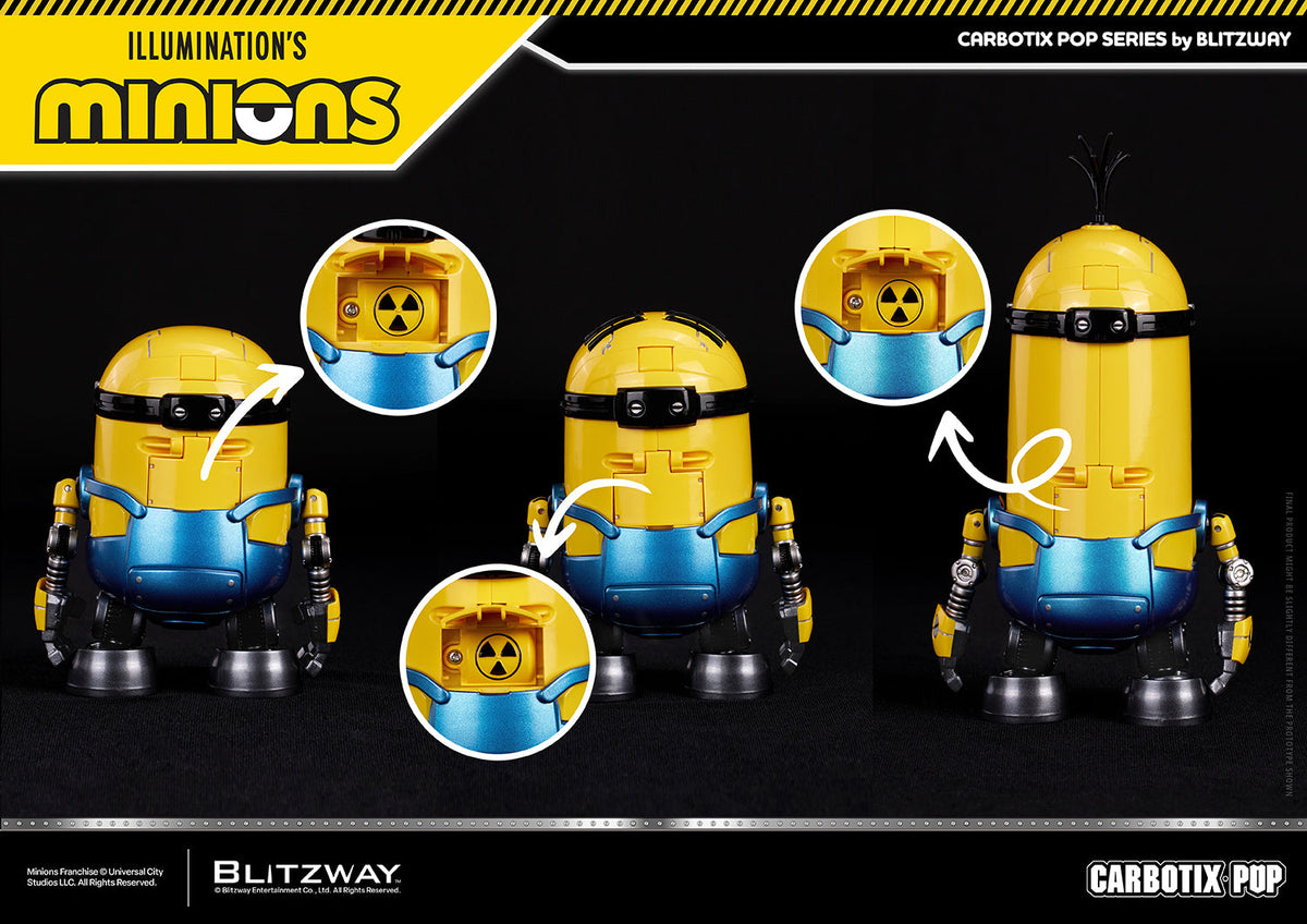 Illumination's Minions: BOB, STUART, and KEVIN Carbotix Pop DX Version