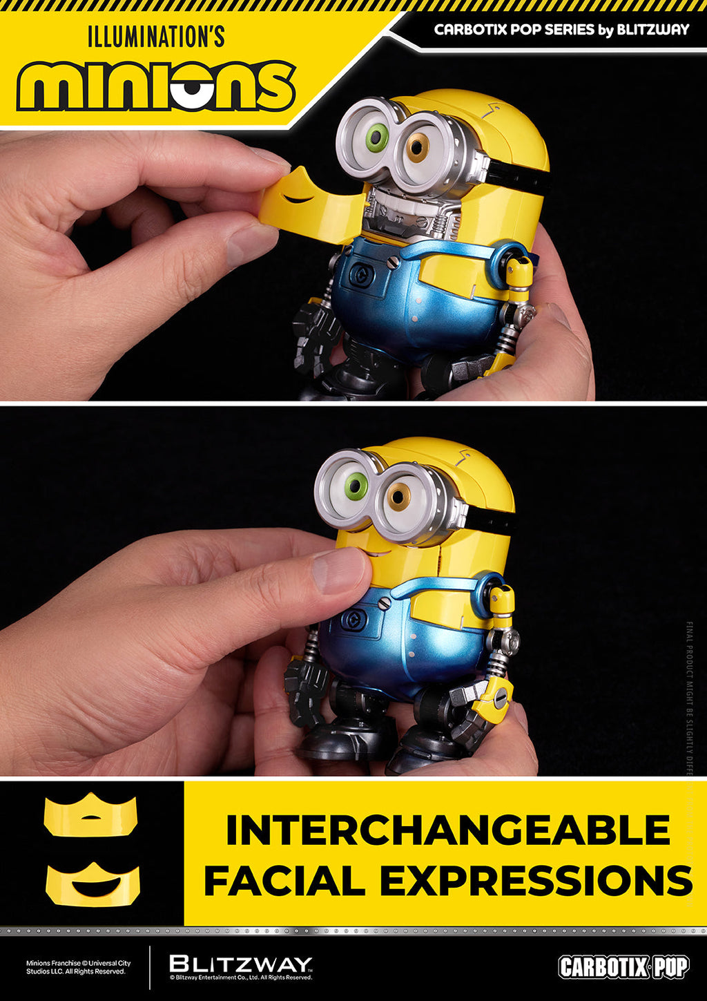 Illumination's Minions: BOB, STUART, and KEVIN Carbotix Pop DX Version