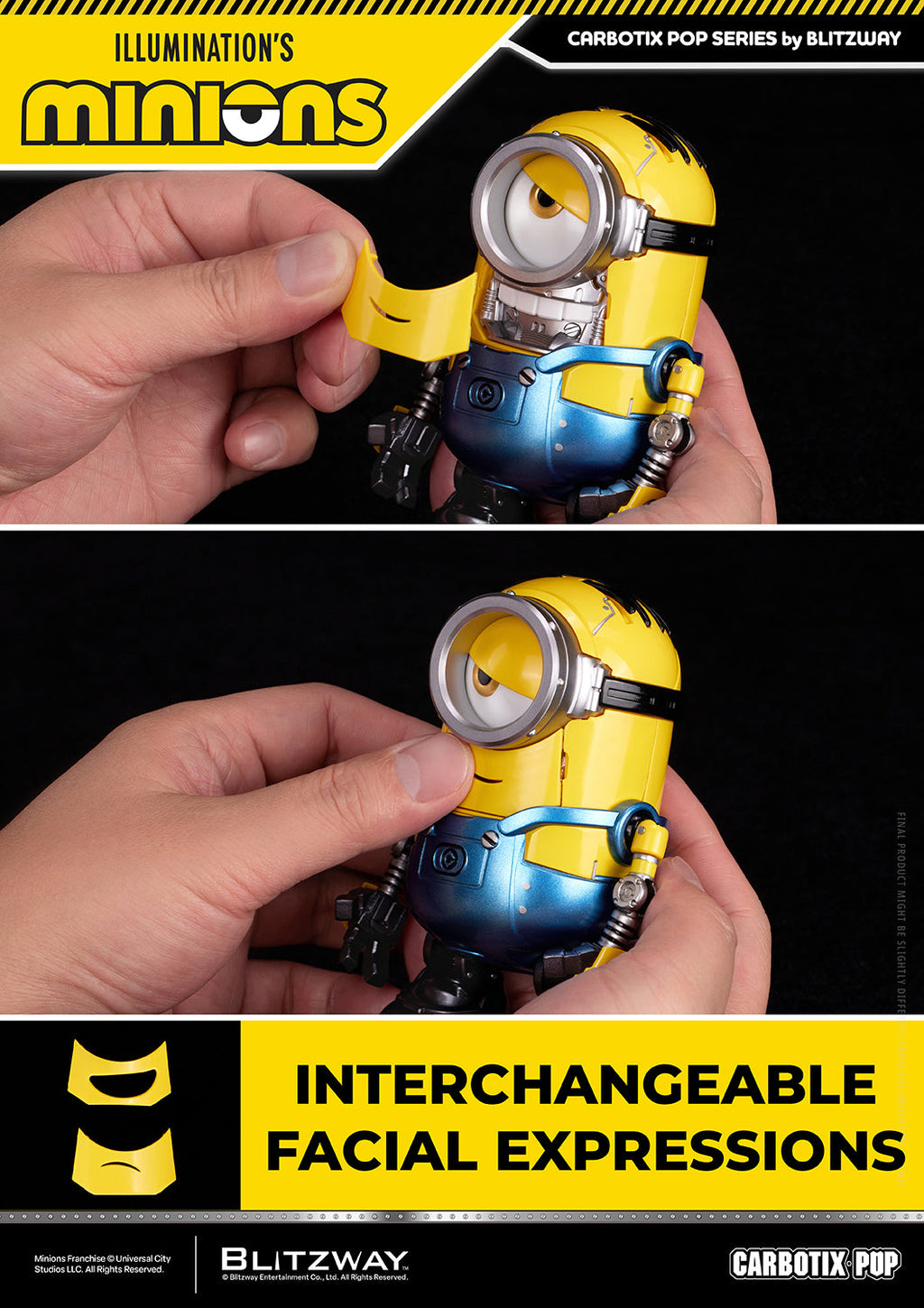 Illumination's Minions: BOB, STUART, and KEVIN Carbotix Pop DX Version