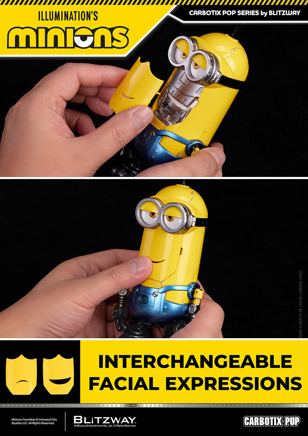 Illumination's Minions: BOB, STUART, and KEVIN Carbotix Pop DX Version