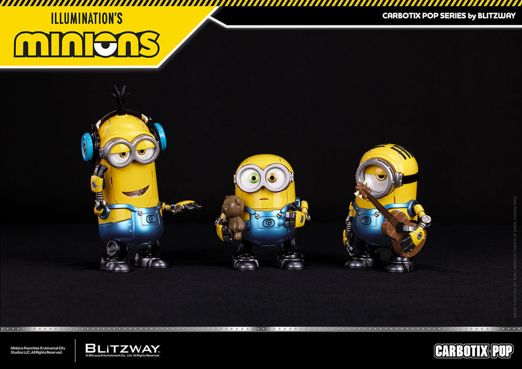 Illumination's Minions: BOB, STUART, and KEVIN Carbotix Pop DX Version