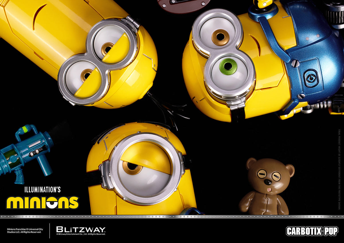 Illumination's Minions: BOB, STUART, and KEVIN Carbotix Pop DX Version