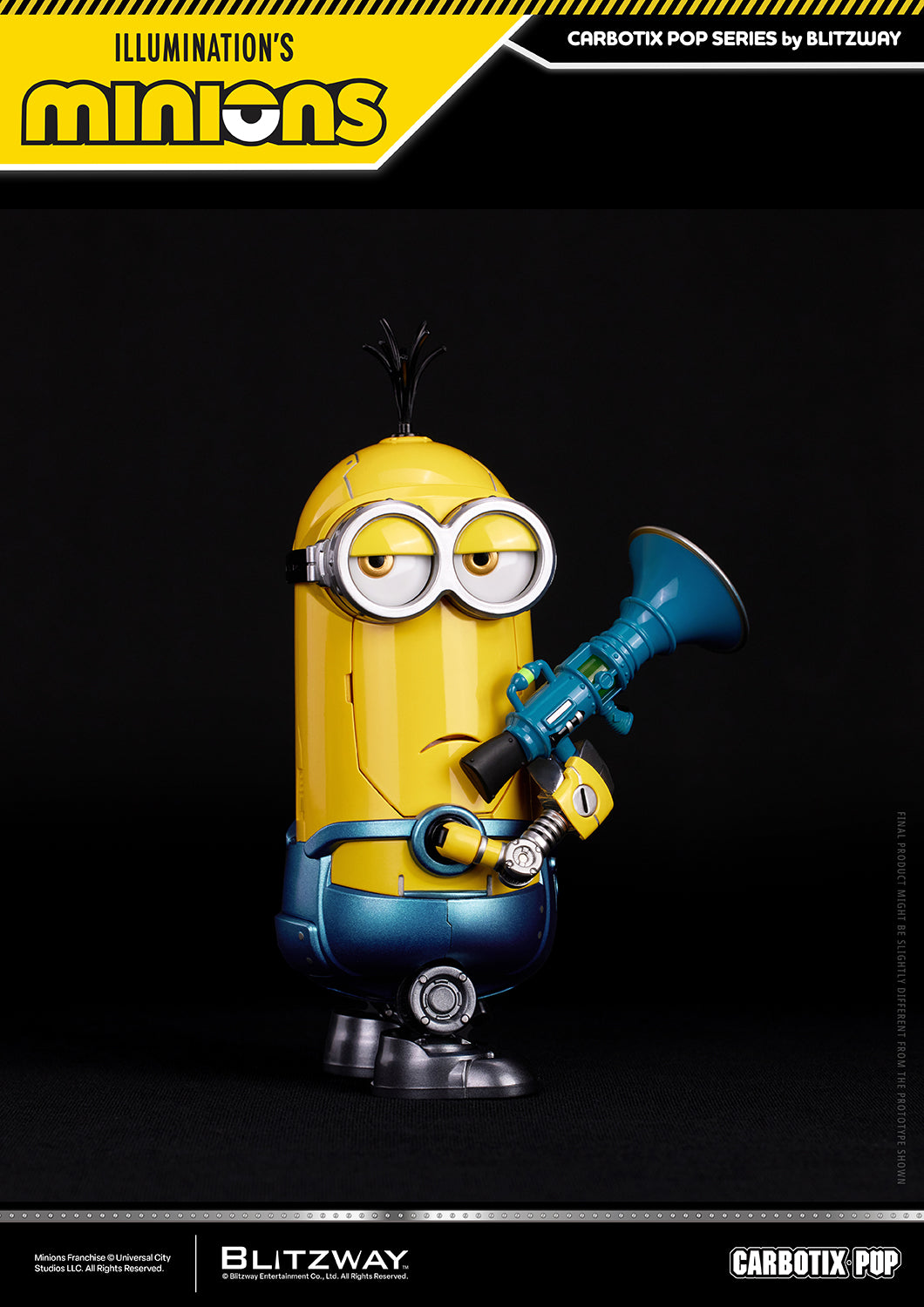 Illumination's Minions: BOB, STUART, and KEVIN Carbotix Pop DX Version