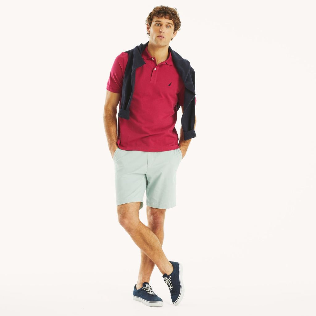 Nautica Mens Classic Fit Deck Polo