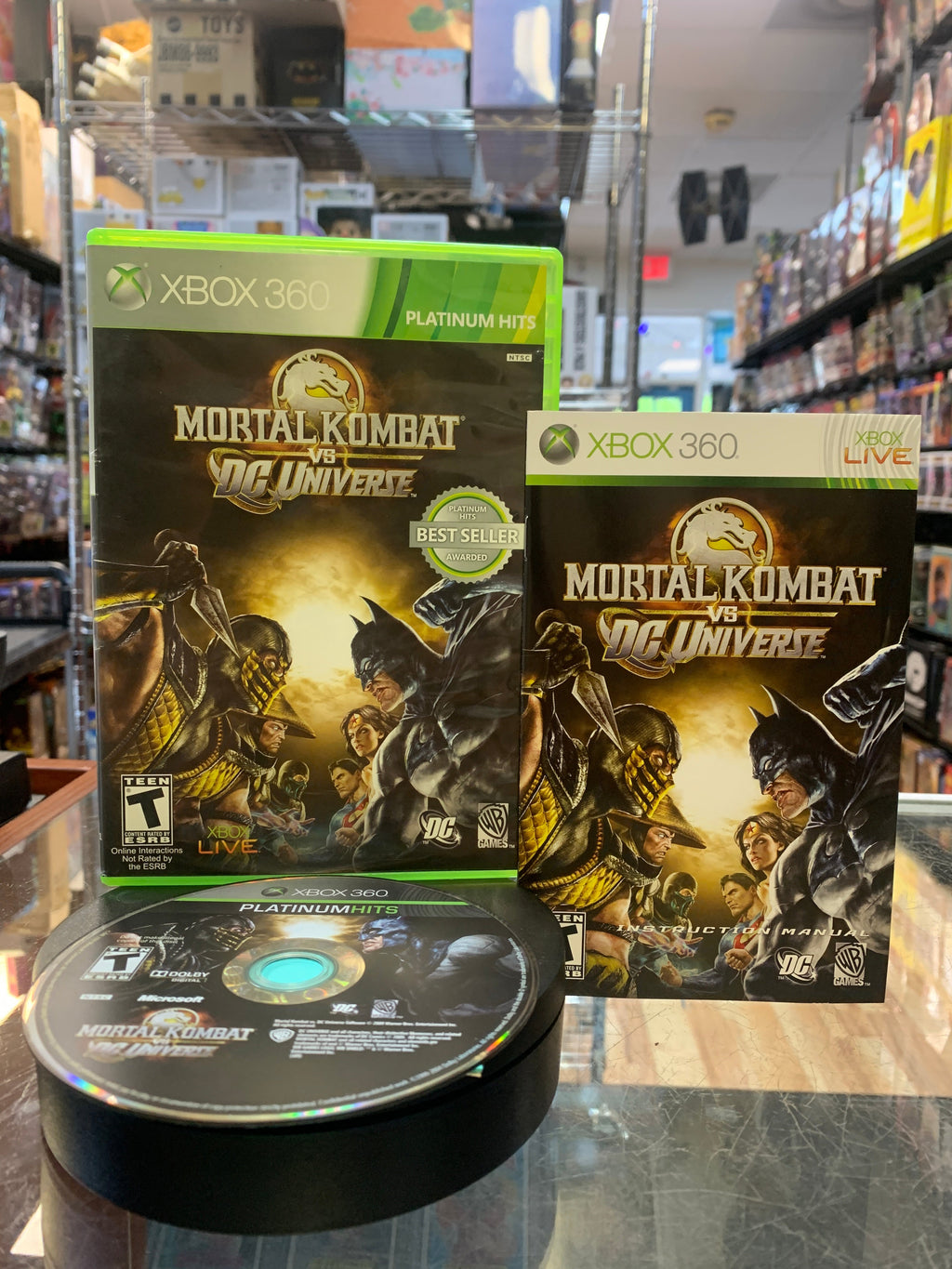 Mortal Kombat Vs Dc Universe (Microsoft Xbox 360, Video Game)