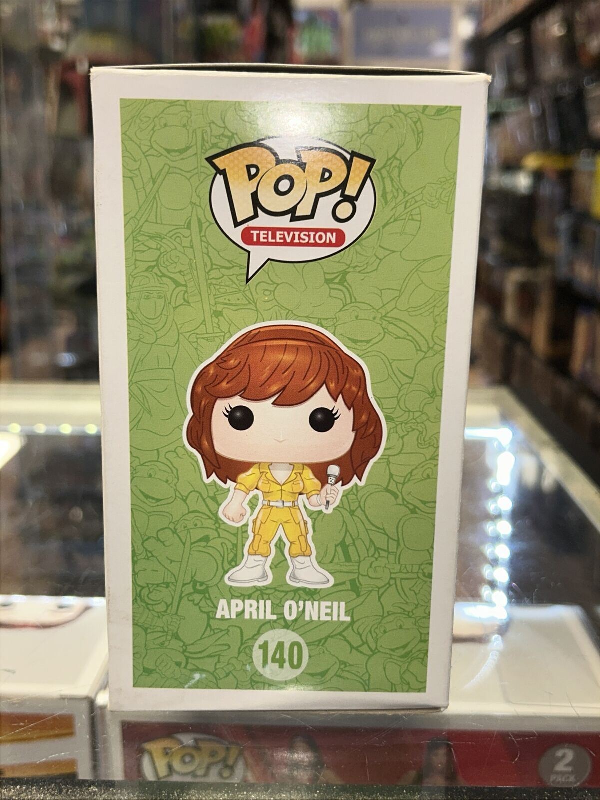 April Signed By Renae Jacobs & Judith Hoag (Funko Pop, TMNT) JSA Authenticated*