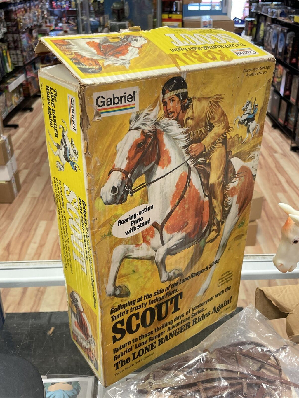 Scout 1975 (Vintage The Lone Ranger Rides Again, Gabriel Toys) **Unused Contents