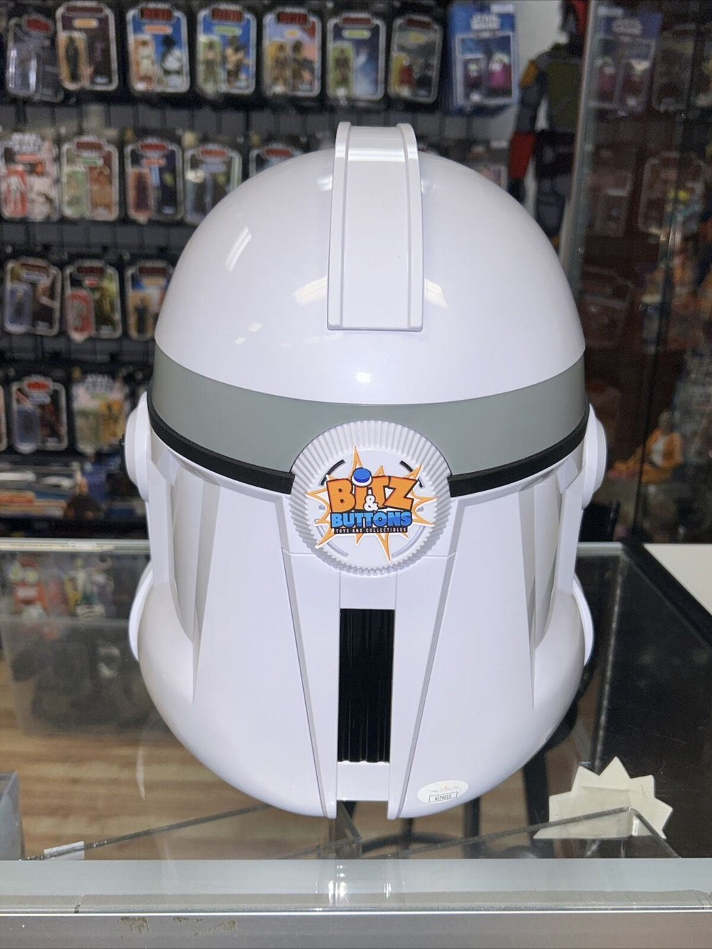 332nd custom vinyl helmet signed by Ashley Eckstein & Rasario Dawson *JSA*