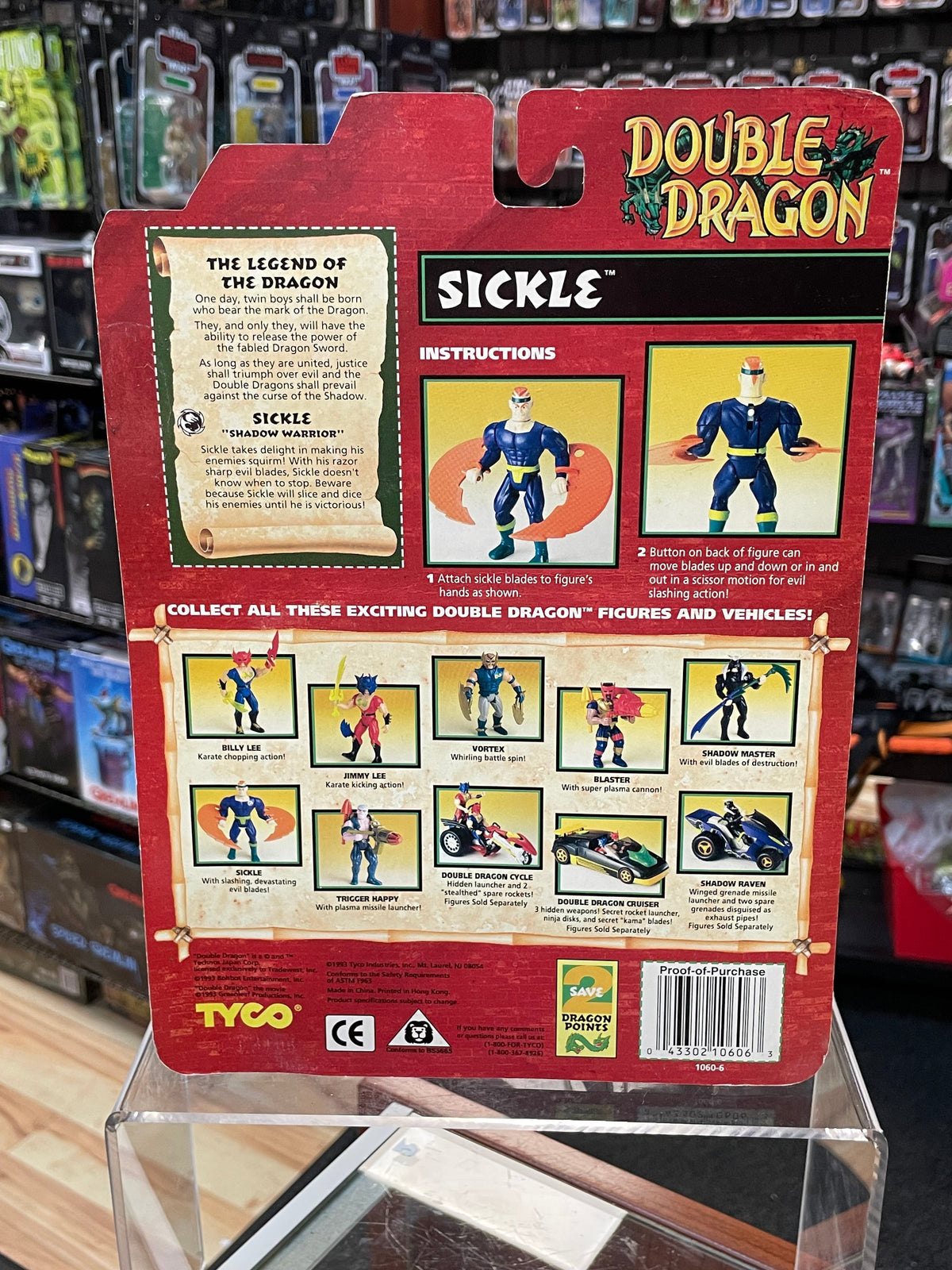 Sickle (Vintage Double Dragon, Tyco)**SEALED**