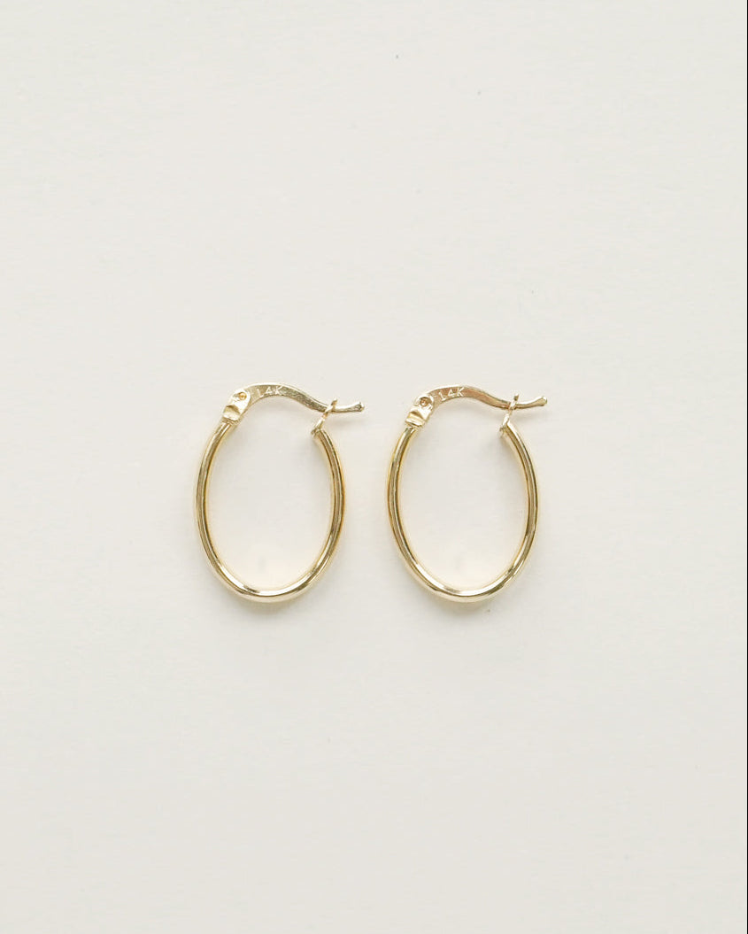 14k Gold Hoop Earrings
