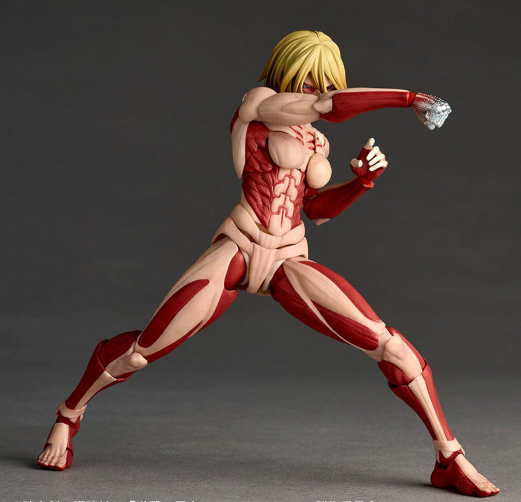 Revoltech Amazing Yamaguchi Attack on Titan Female Titan by Kaiyodo
