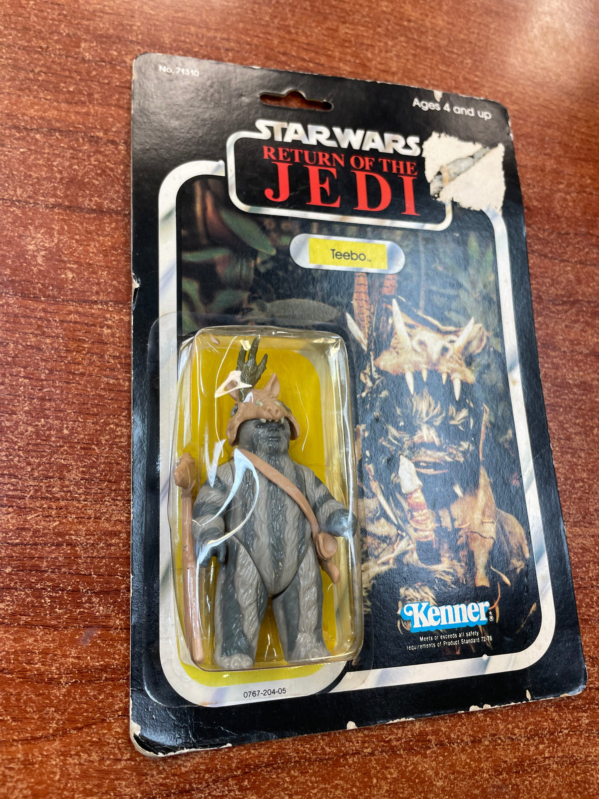 Teebo ROTJ 77 Back 0473 (Vintage Star Wars, Kenner) **SEALED**