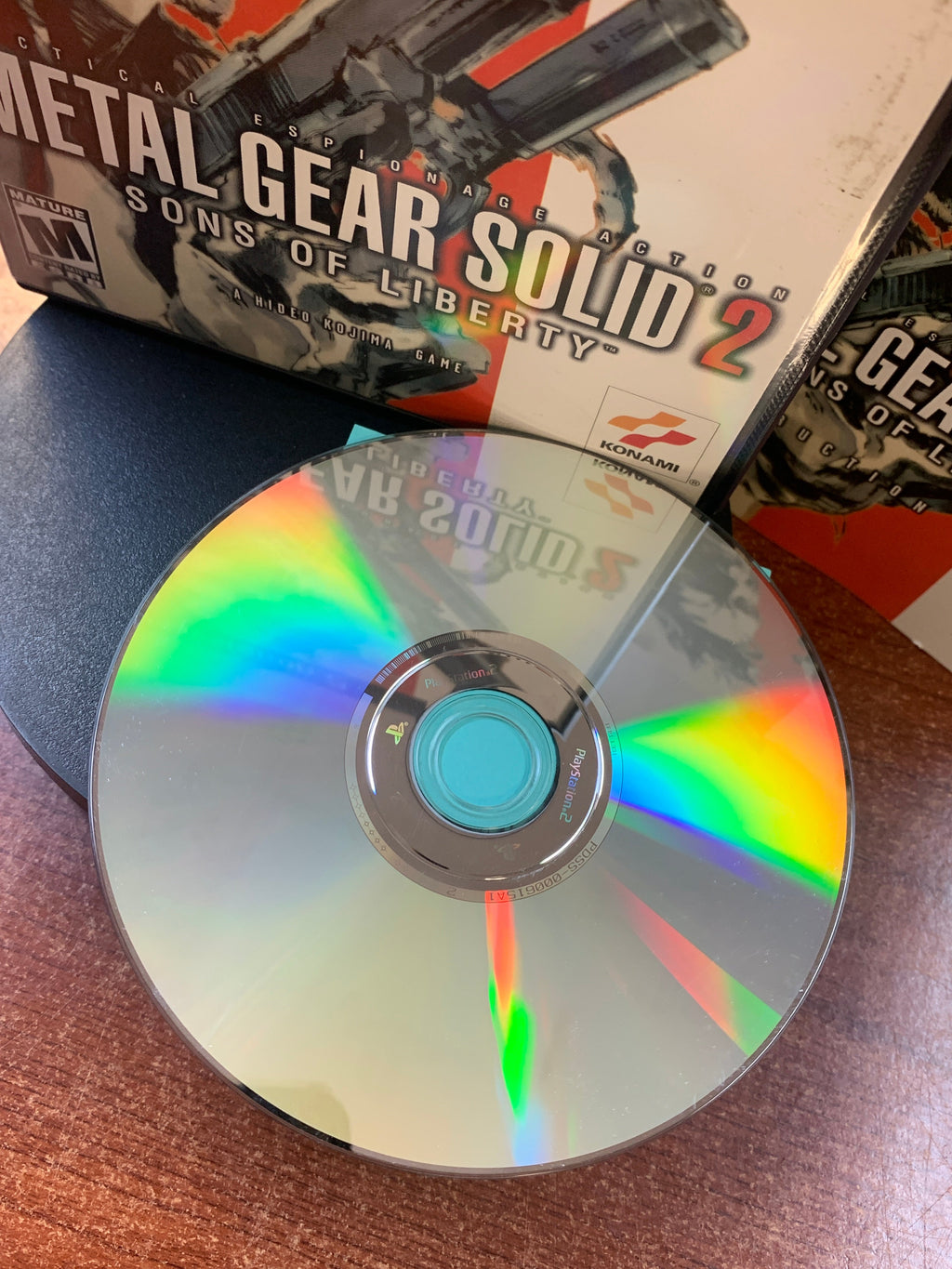 Metal Gear Solid 2 (PS2 Sony Playstation, Video Game) **TESTED**