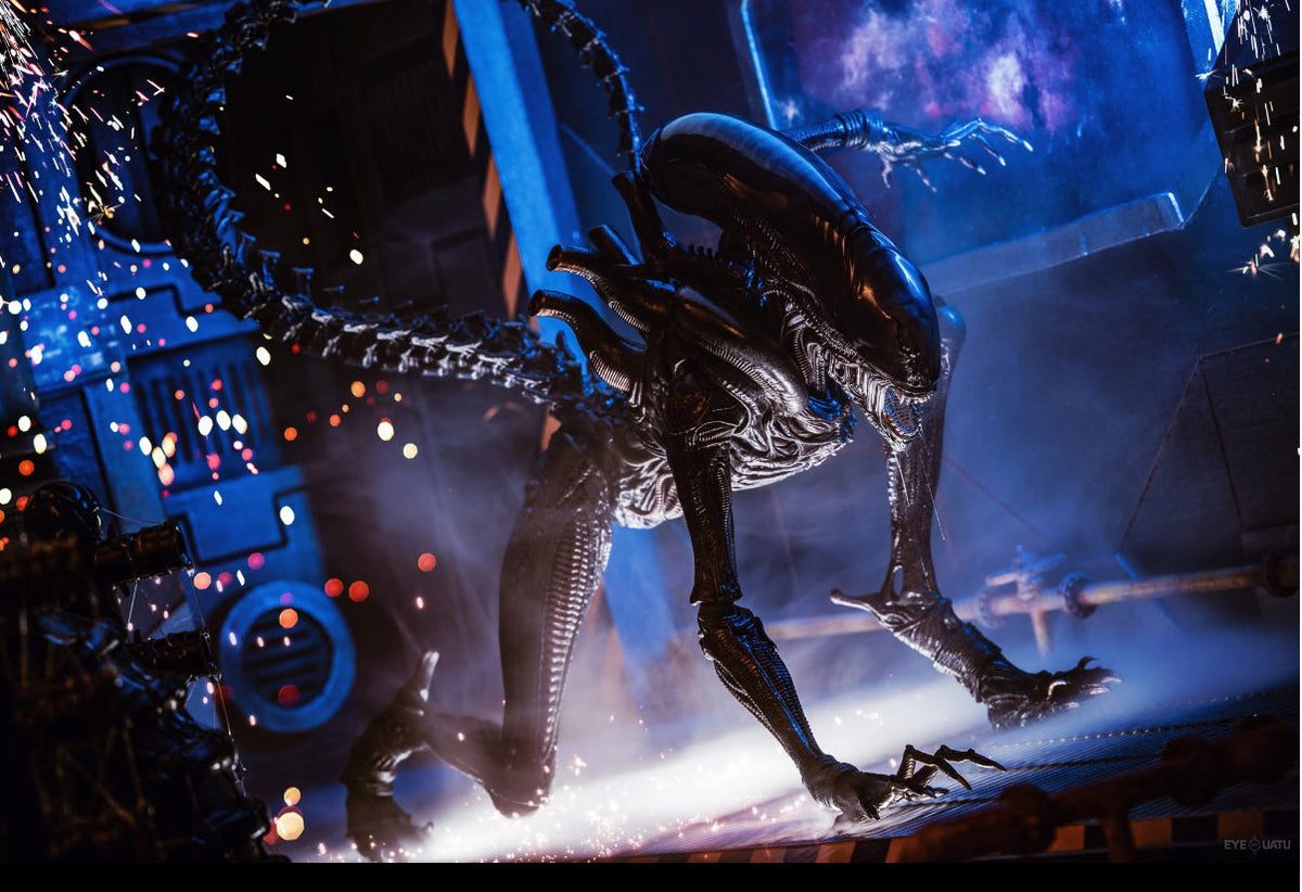 READY🔥Hot Toys MMS784 Alien: Romulus 1/6th scale Scorched Xenomorph Collectible Figure