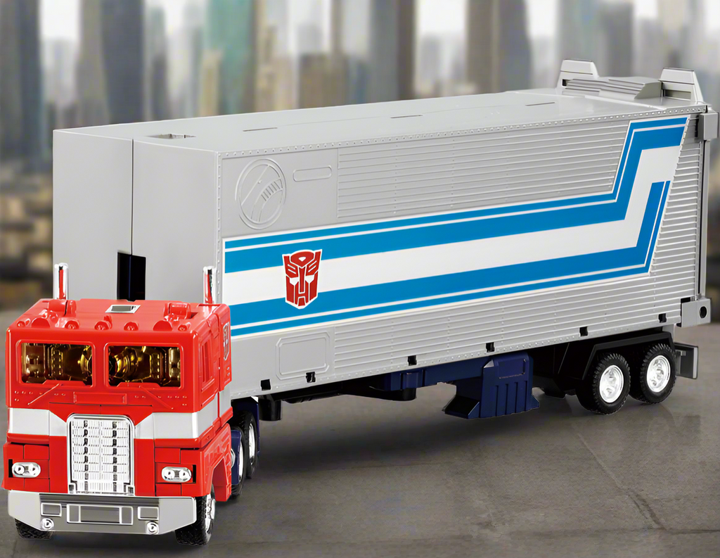 Transformers Masterpiece Missing Link C-01 Optimus Prime With Trailer