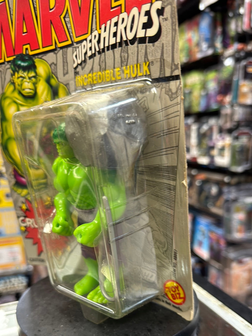 Crushing Arm Incredible Hulk (Vintage Marvel Superheroes, ToyBiz) Sealed