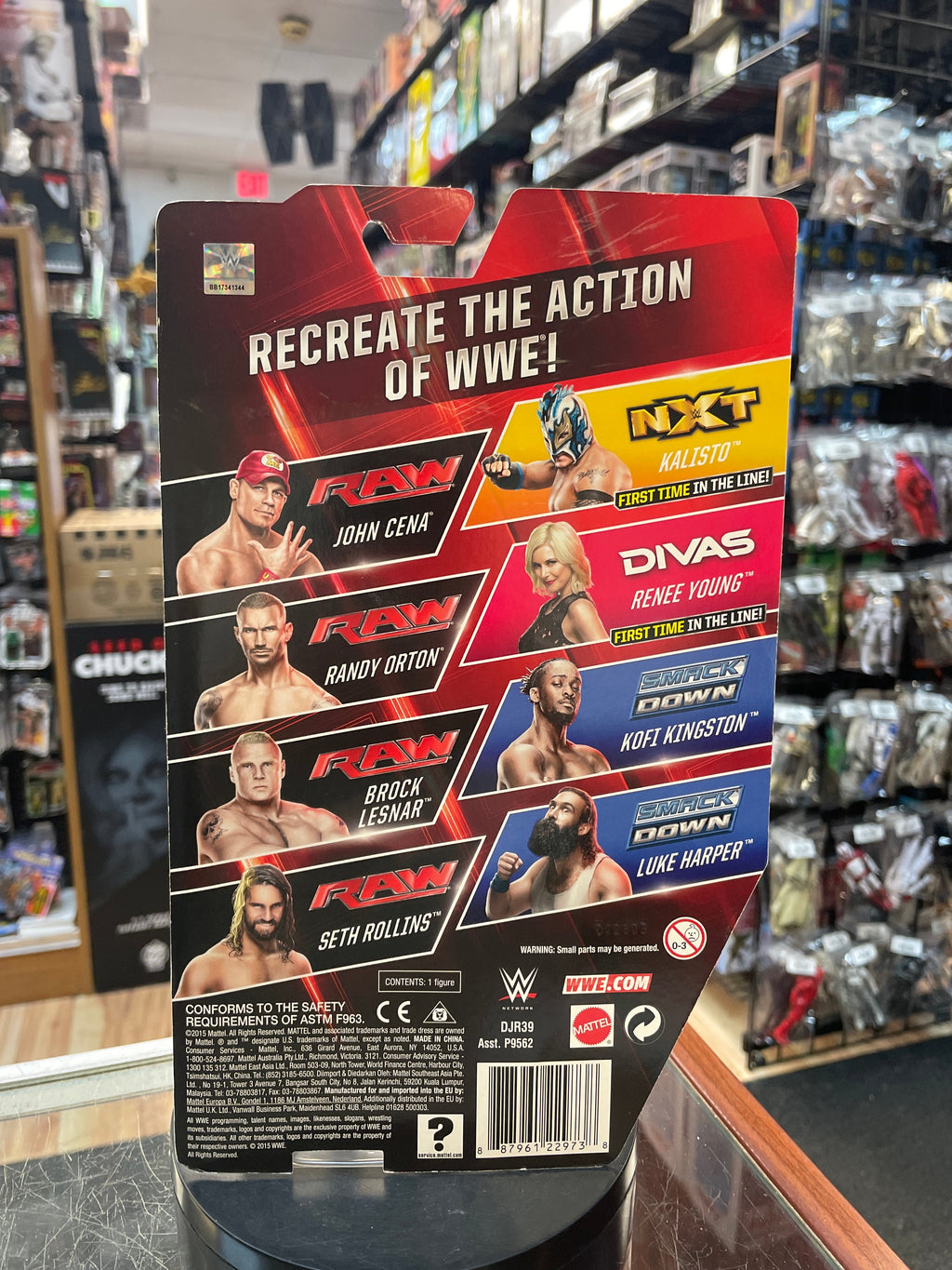 Renne Young First Time (WWE Basics, Mattel) **SEALED**