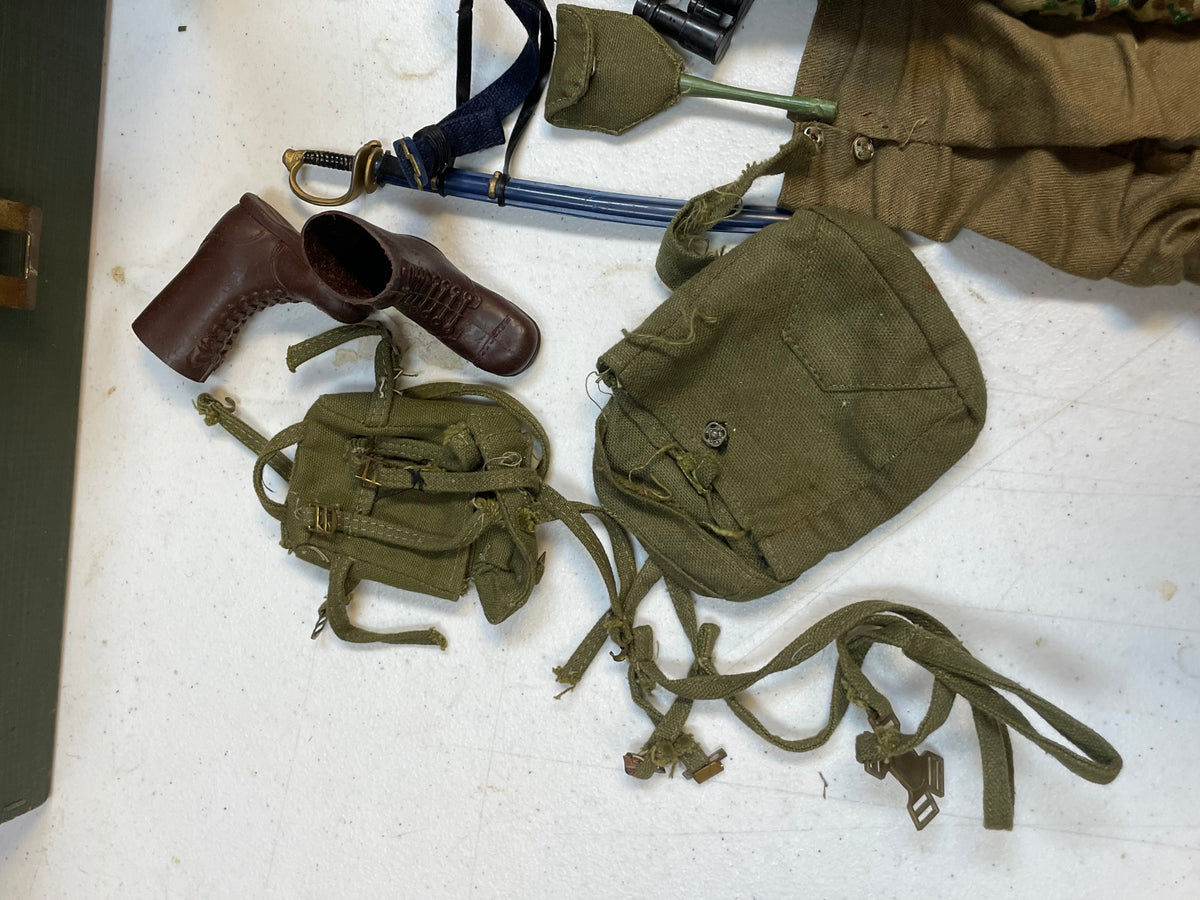 Action Marine with Foot Locker (Vintage 12” GI Joe, Hasbro) **Original**