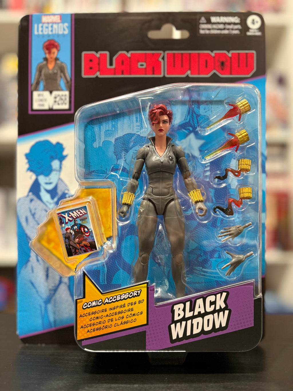 The Uncanny X-Men #268 Marvel Legends Black Widow by Hasbro