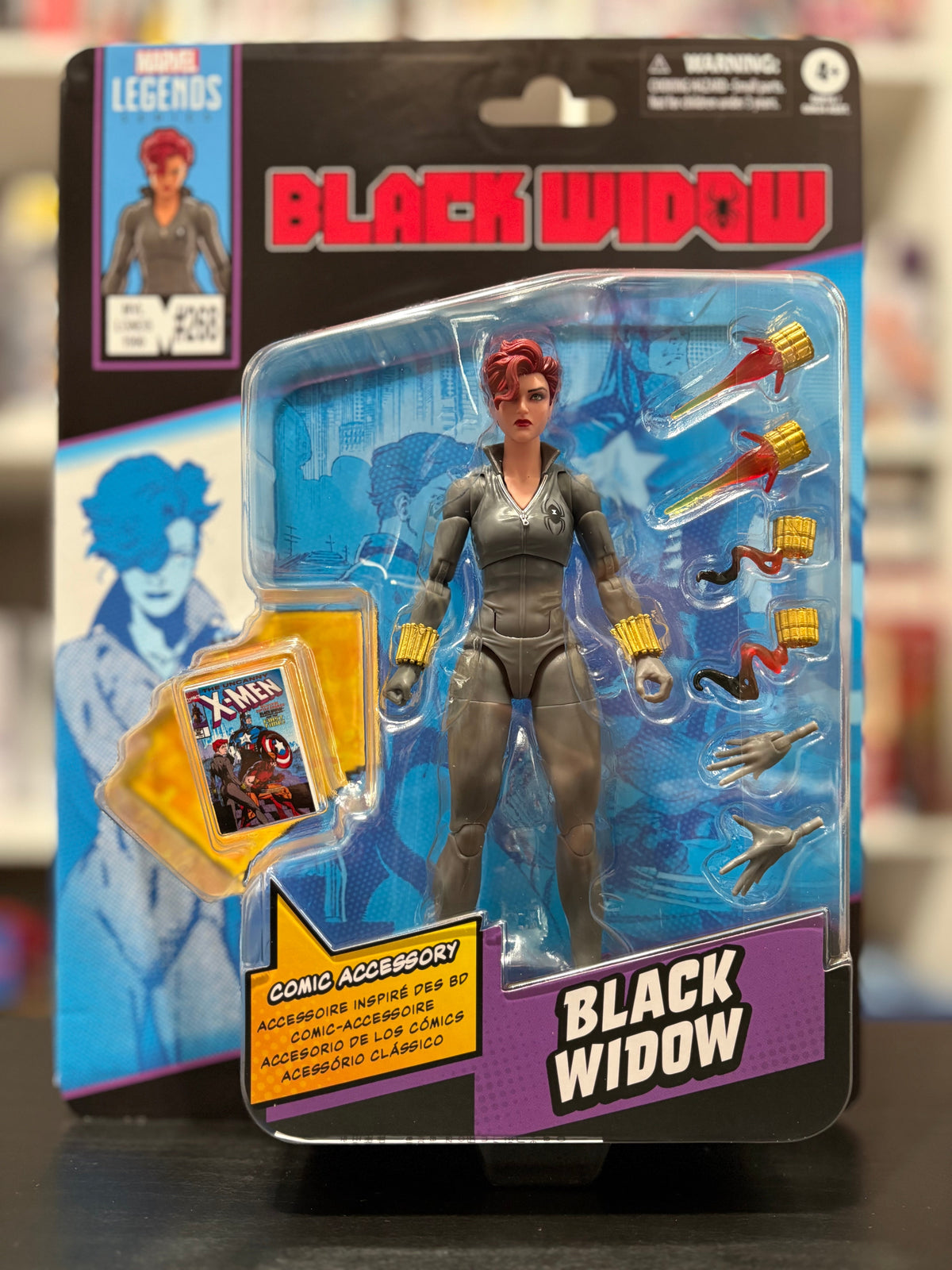 The Uncanny X-Men #268 Marvel Legends Black Widow by Hasbro