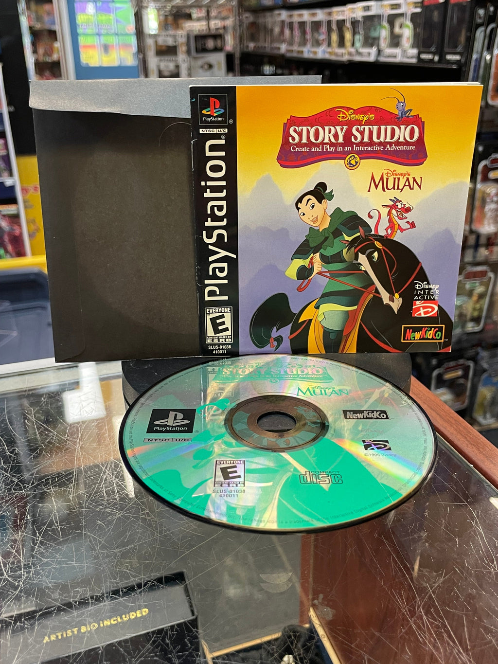 Disney Mulan Story Studio (Sony Playstation PS1, Video Games) **TESTED**