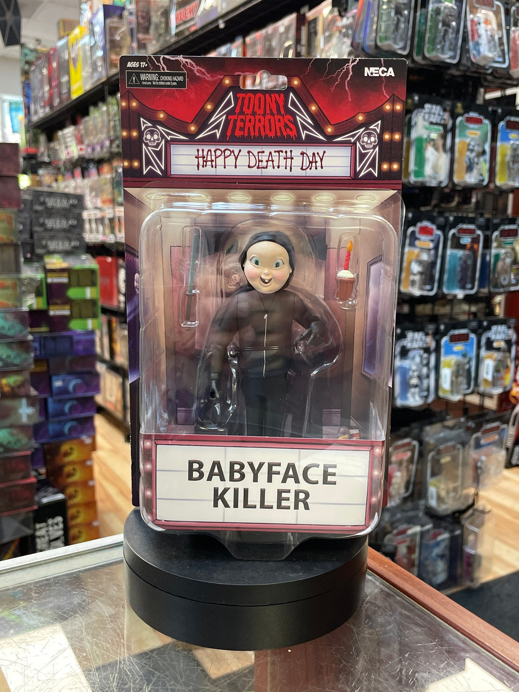 Babyface Killer (Toony Terrors, Happy Death Day, NECA) SEALED