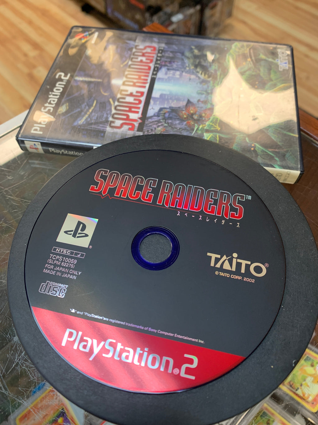 Space Raiders (PS2 Playstation, Japanese, Video Game) **TESTED**