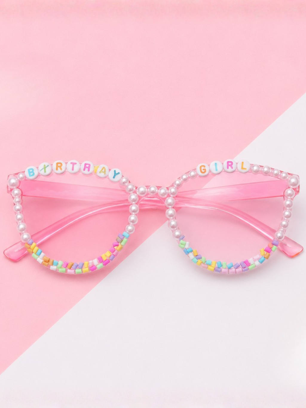 Birthday Girl Candy Bead Sunglasses