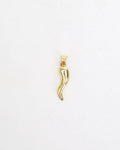 14k Gold Horn Charm