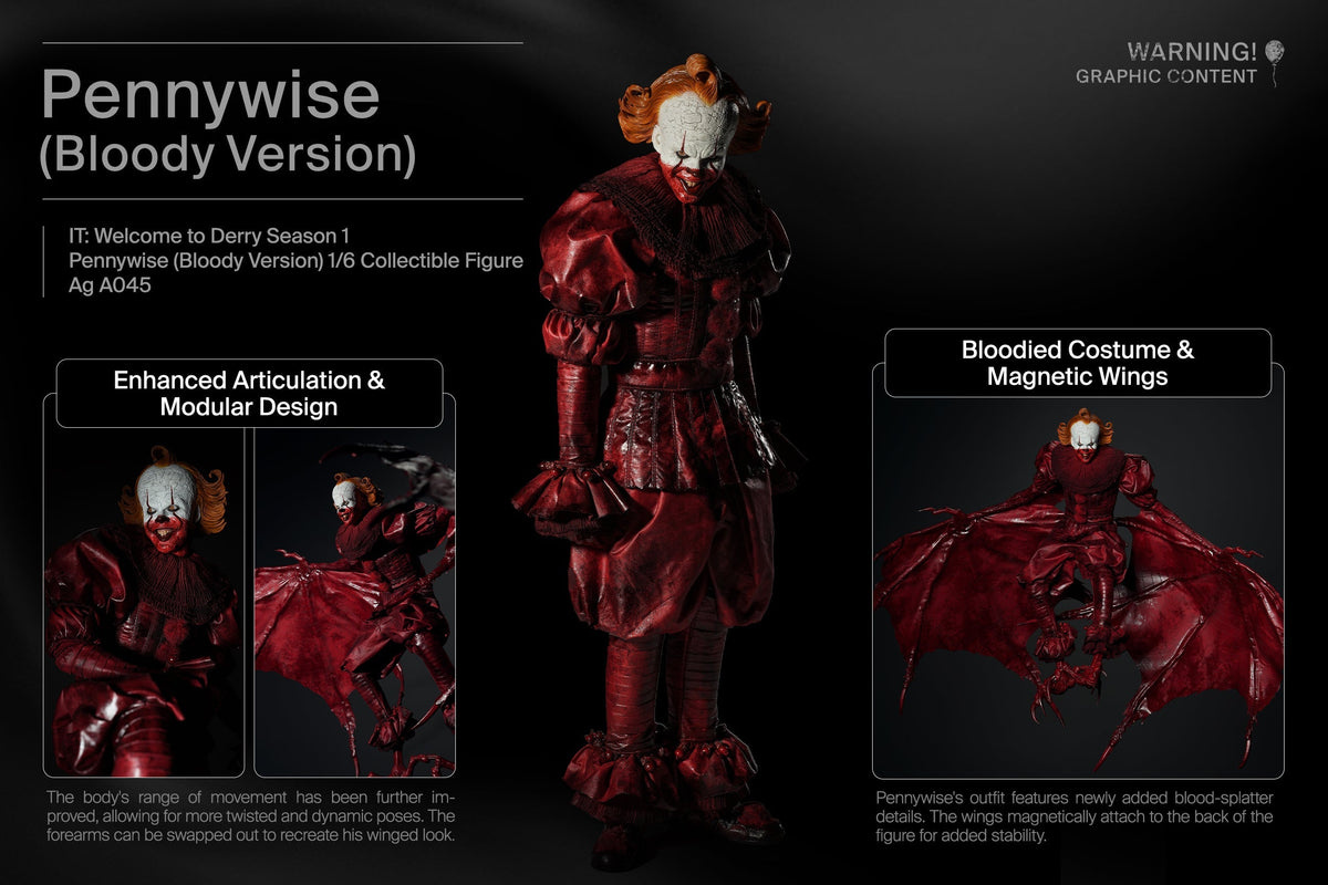 IT Welcome to Derry (Season 1): Pennywise (Bloody Version)