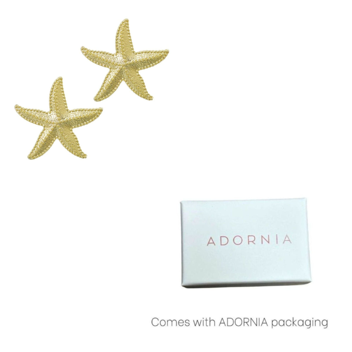 Gold Plated Oversized Shell Stud Earrings