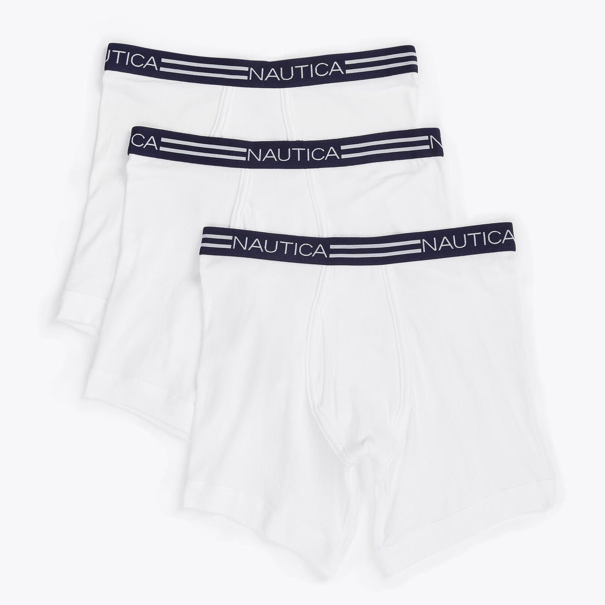 Nautica Mens Classic Boxer Briefs, 3-Pack