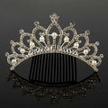 Baby Girl Birthday Wedding Party Crown Bead Diamond Headband