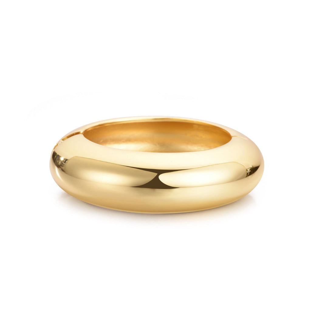 Gold Chunky Dome Bangle