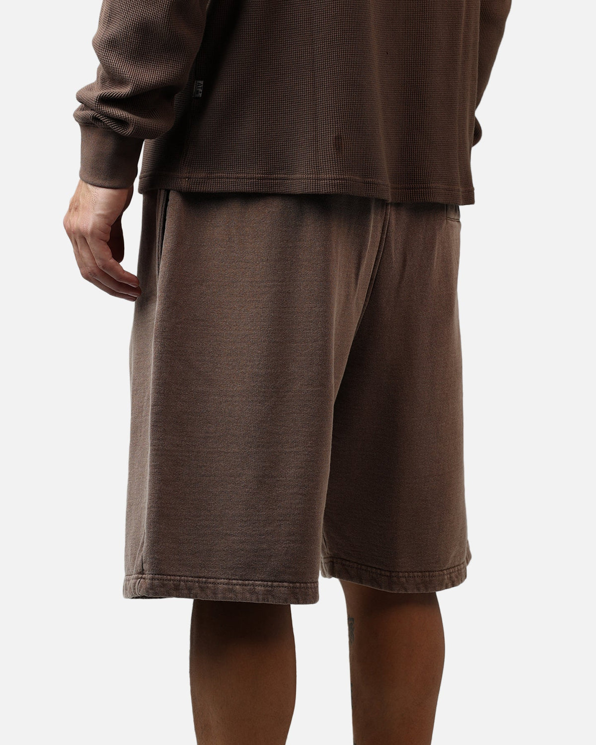 American Thrift Fleece Shorts Washed Brown