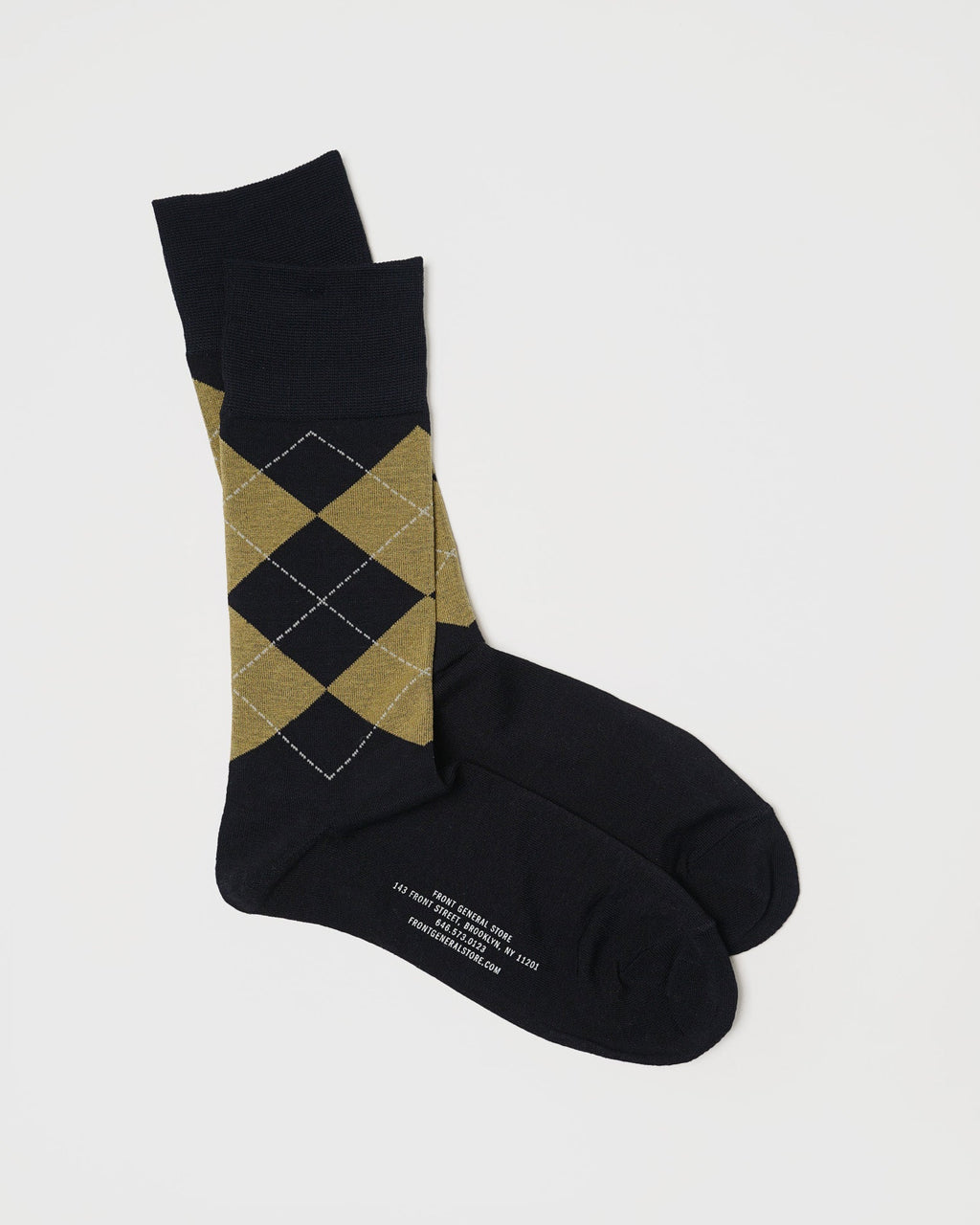 Argyle Socks / Navy