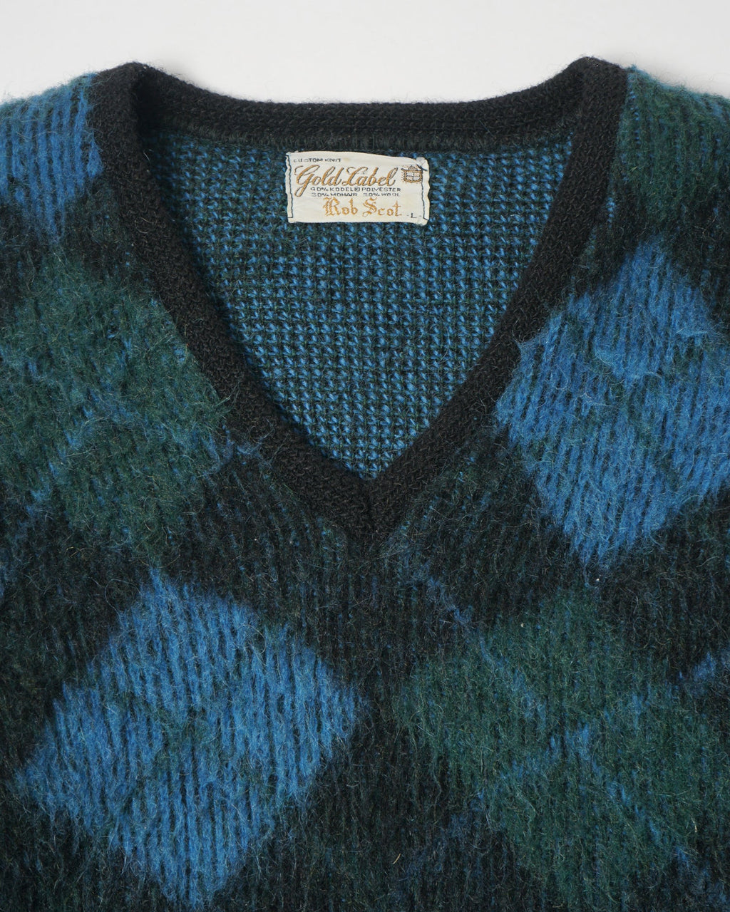 1960's Mohair V-Neck Sweater
